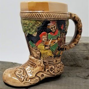 Vintage Boot Mug Made in Japan Collector